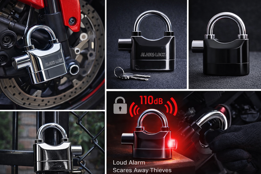 Anti-Theft Alarm Lock for Bike & Gate
